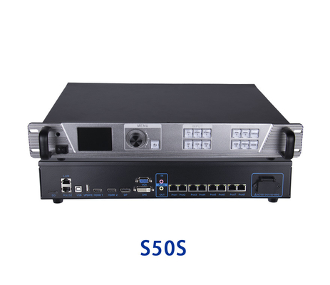 Sysolution 2 in 1 video unità di elaborazione S50S, 8 uscite di Ethernet, 5200,000 pixel, 4k 60Hz, 4 immagini